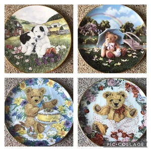 4 Pieces Decorative Plates